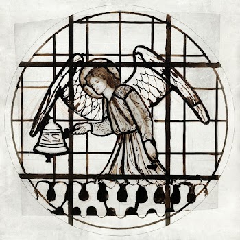 Angel Playing on Bells (1862) drawing in high… | Free public domain illustration