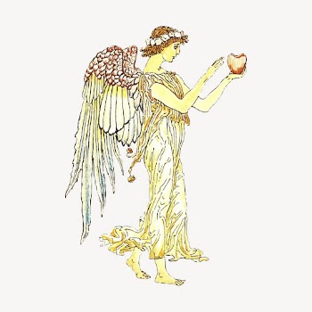 Angel, religion clipart, vintage illustration | Free Vector - rawpixel
