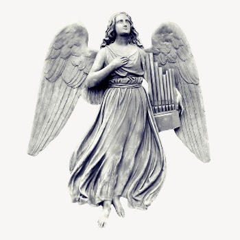 Angel statue collage element, sculpture | Free PSD - rawpixel