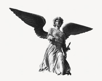 Angel statue, isolated on white | Free Photo - rawpixel