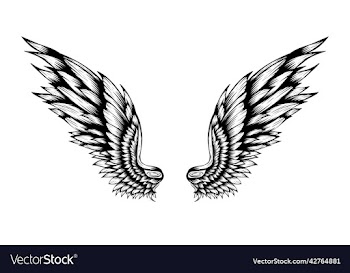 angel wings tattoo