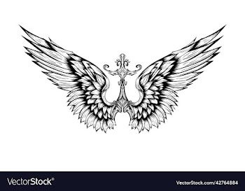 angel wings tattoo