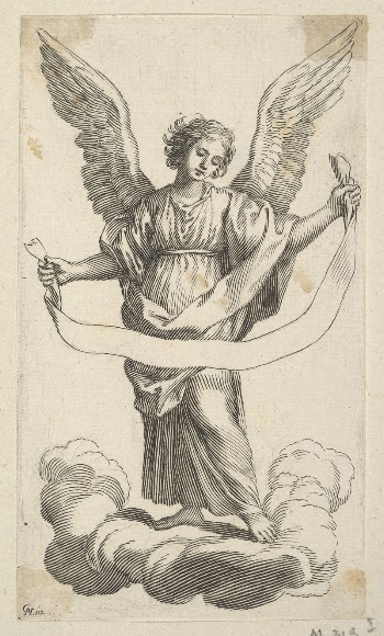 Angel with a Banderole | Free Photo - rawpixel