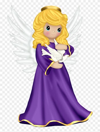 Angels - Christmas Tree Angel Clipart