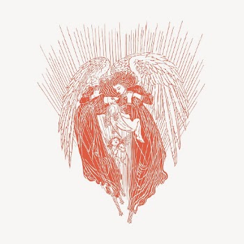 Angels clipart, heaven illustration vector. | Free Vector Illustration - rawpixel