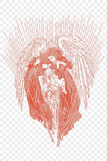Angels png sticker heaven illustration, | Free PNG - rawpixel