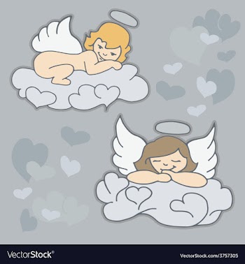 Angels04 vector image