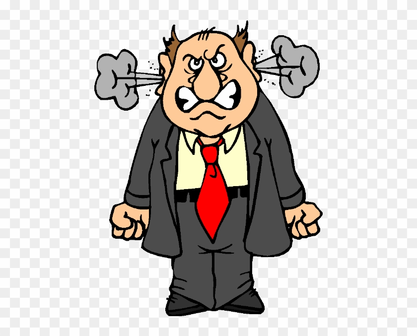Anger - Angry Person Cartoon
