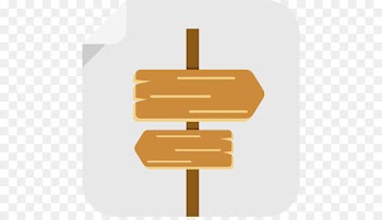 angle material line font - Wooden sign 