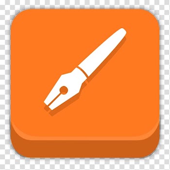 Angle orange line, Inkscape transparent background PNG clipart