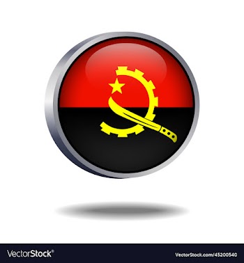 angola flag button