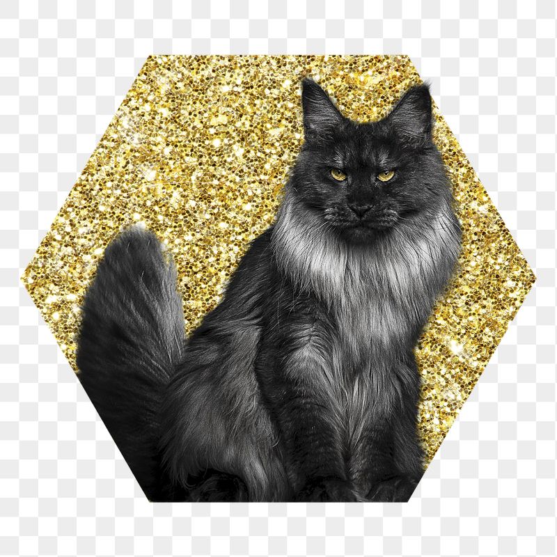 Angora cat png badge sticker, | Free PNG - rawpixel
