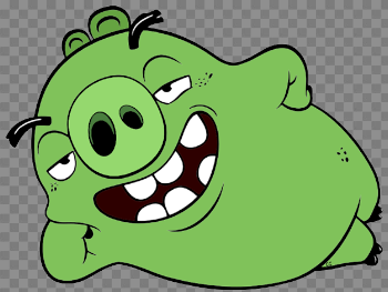 Angry Birds Pig PNG Image Background