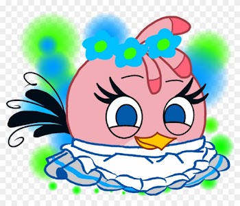 Angry Birds Stella Wedding Dress By Fanvideogames Angry - Angry Birds Stella