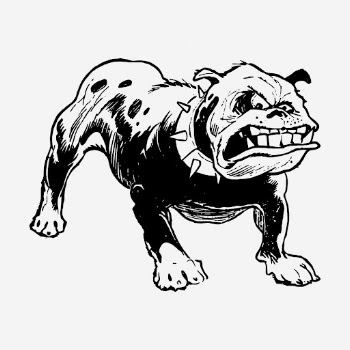 Angry bulldog drawing, animal vintage | Free Photo - rawpixel