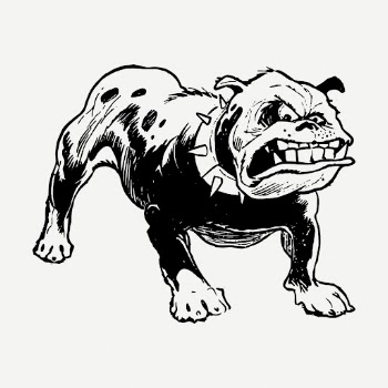 Angry bulldog drawing, animal vintage | Free PSD - rawpixel