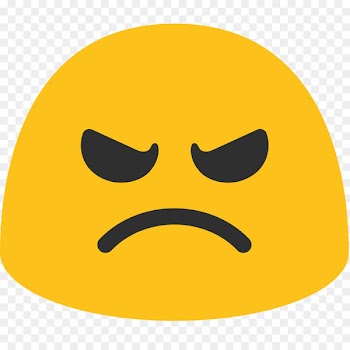 Angry Face Angry Smilies Emoji Anger Emoticon - sad emoji 