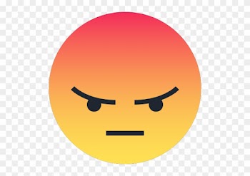 Angry Face Emoticon - Angry Emoji Png