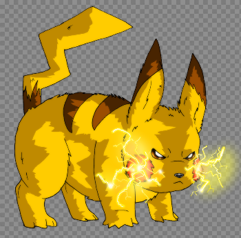Angry Pikachu Image
