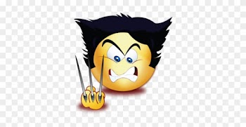 Angry Wolf Scissor Hands - Cartoon