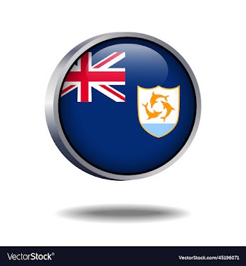 anguilla flag button