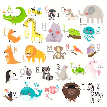 Animal alphabet vector | Free stock vector - 44826