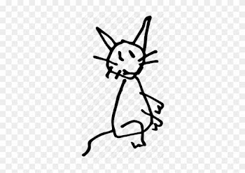 Animal, Art, Baby, Cat, Doodle, Drawing, Freehand, - Baby Cat Drawing