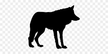 Animal Canis Lupus Predator Silhouette Wol - Wolf Silhouette Png