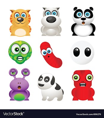 Animal creatures vector image