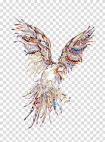 Animal Eagle Pattern, Creative pattern animal eagle transparent background PNG clipart