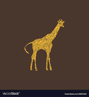 animal giraffe art design