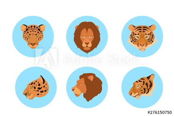 Animal head set