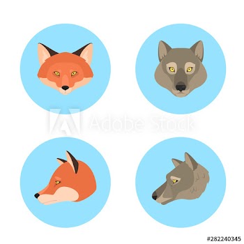 Animal head set