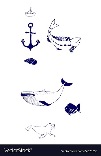 Animal icons set outline set of 25 animal icons vector image