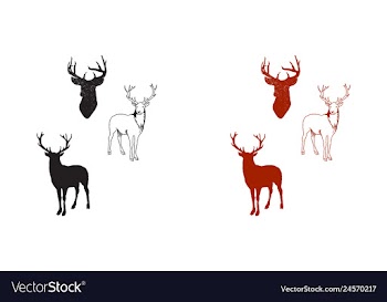Animal icons set outline set of 25 animal icons vector image