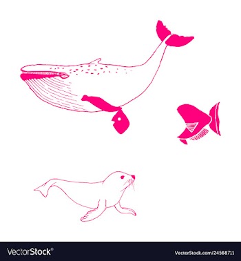 Animal icons set outline set of 25 animal icons vector image