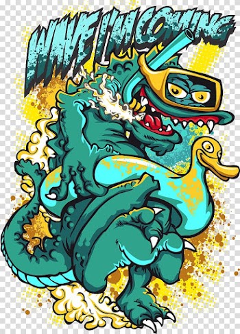 Animal illustration, Printed T-shirt Gift Spreadshirt, Monster T-shirt printing transparent background PNG clipart