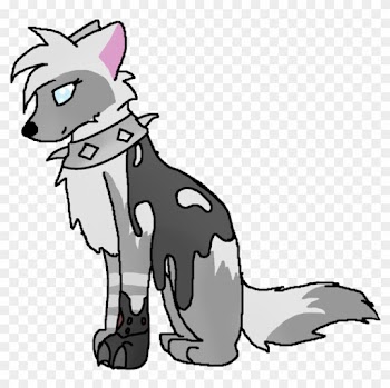 Animal Jam Wolves Clipart Black And White - Draw A Wolf On Animal Jam