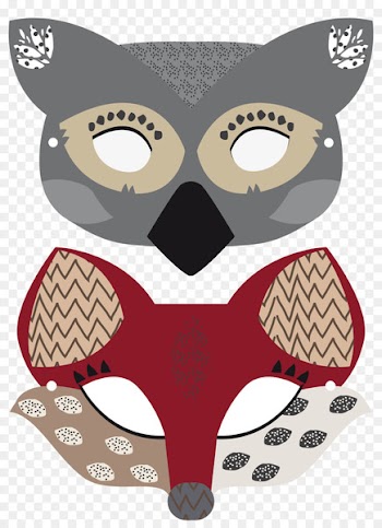 Animal Mask Carnival Dog Costume - masquerade 