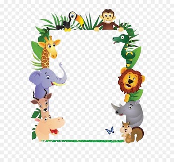 Animal Monkey Clip art - Animal picture frames 