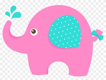 Animal Patterns - Elefante Baby Shower Png