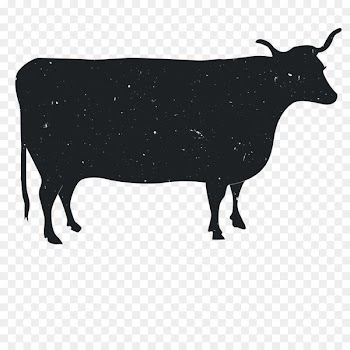 Animal Silhouette Dairy cattle - Animal Silhouettes 