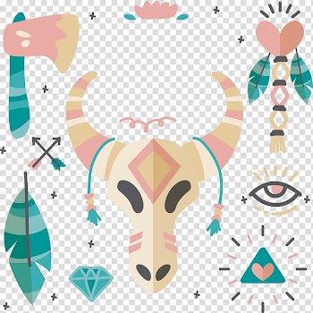 Animal Skulls , Creative goat transparent background PNG clipart