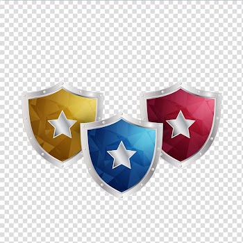 Animal Stickers Euclidean , Color texture Shield five-pointed star transparent background PNG clipart