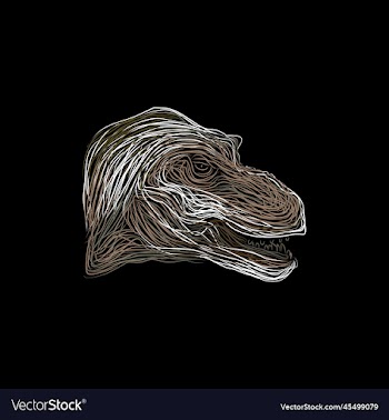 animal t rex head design