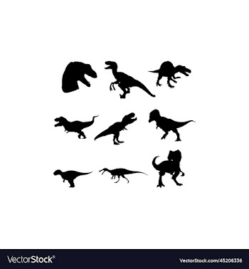 animal t rex set collection design