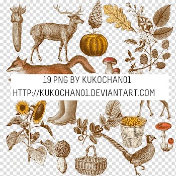 , animals and plants transparent background PNG clipart