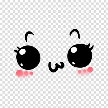 Animated character art, Facial expression Eye Sticker, Cartoon faces transparent background PNG clipart