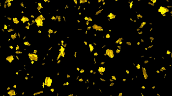 Animated falling gold flakes 2 in 4k and with alpha channel (Alpha ...