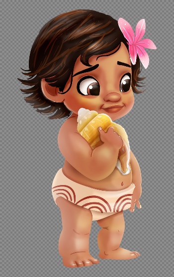Animated Girl PNG High-Quality Image